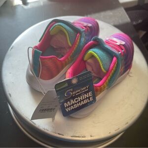 Skechers Pink and Blue Sneakers Vibrant Sporty Design